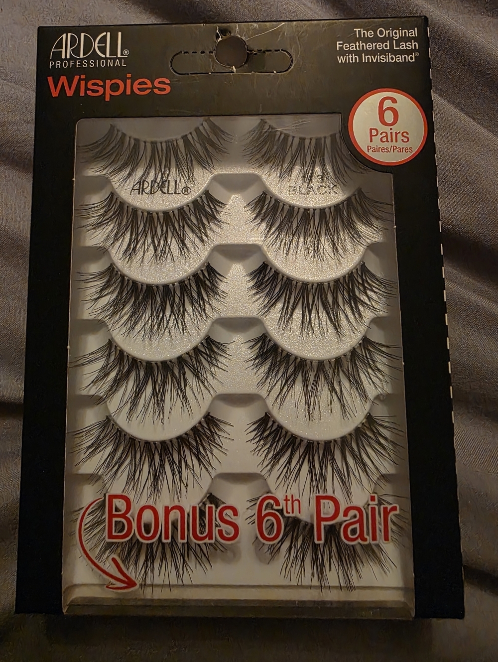 Ardell Wispies False 6 Pk Lashes - Black 113